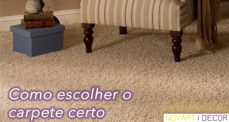 Como escolher o carpete certo