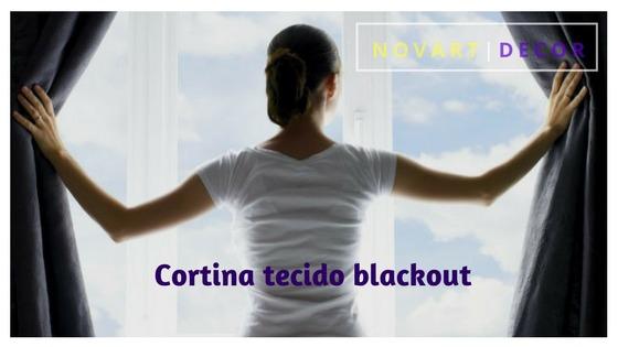 Cortina tecido blackout