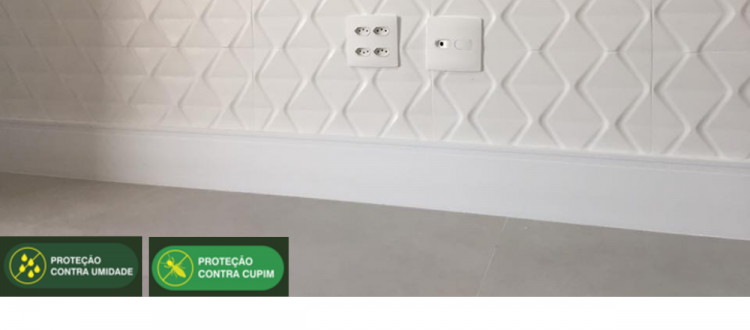 Coleção Premium Moldurama  - Rodapés com proteção contra cupins e umidade